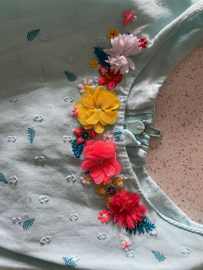 Robe bleue claire sergent major - photo numéro 3