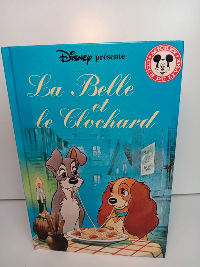 Livre Disney mickey club du livre La belle et le clochard (1)