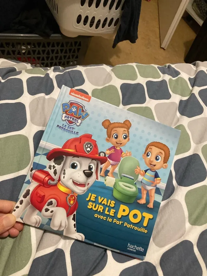Livre Je vais sur le pot avec la pat patrouille