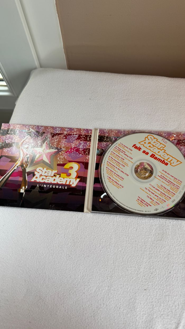 CD Star Académy 3 ensemble de 3 CD coffret intégrale et 1 dvd - photo numéro 5
