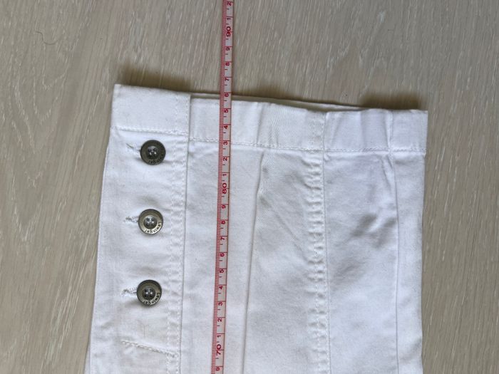 Pantalon léger blanc Lewinger - Détails boutons - Taille 42 - photo numéro 5