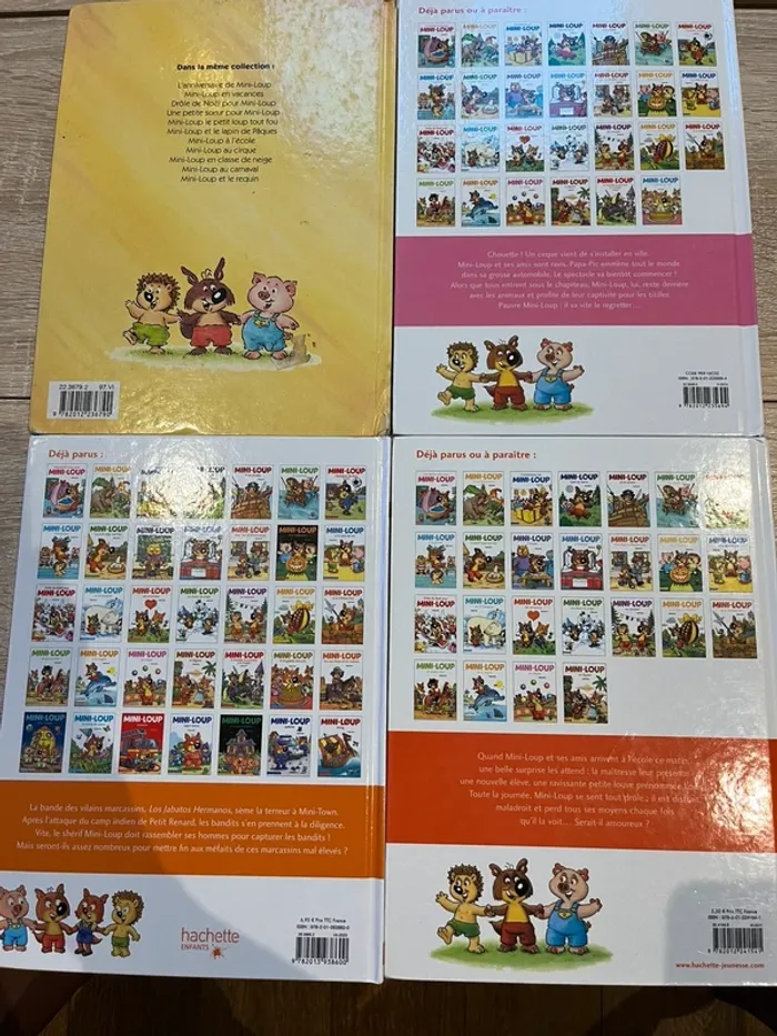 Lot 4 livres Mini-Loup - photo numéro 2