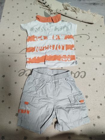 Ensemble été bébé garçon 6mois