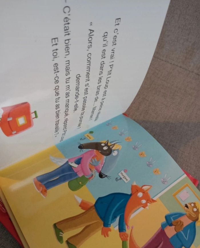 Livre p'tit loup ne veut pas aller à l'école - photo numéro 3