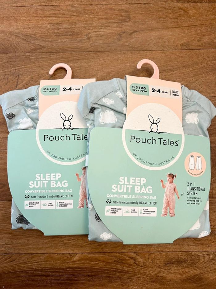 (New) Pack of 2 summer sleep suit bags 2-4Y - photo numéro 2