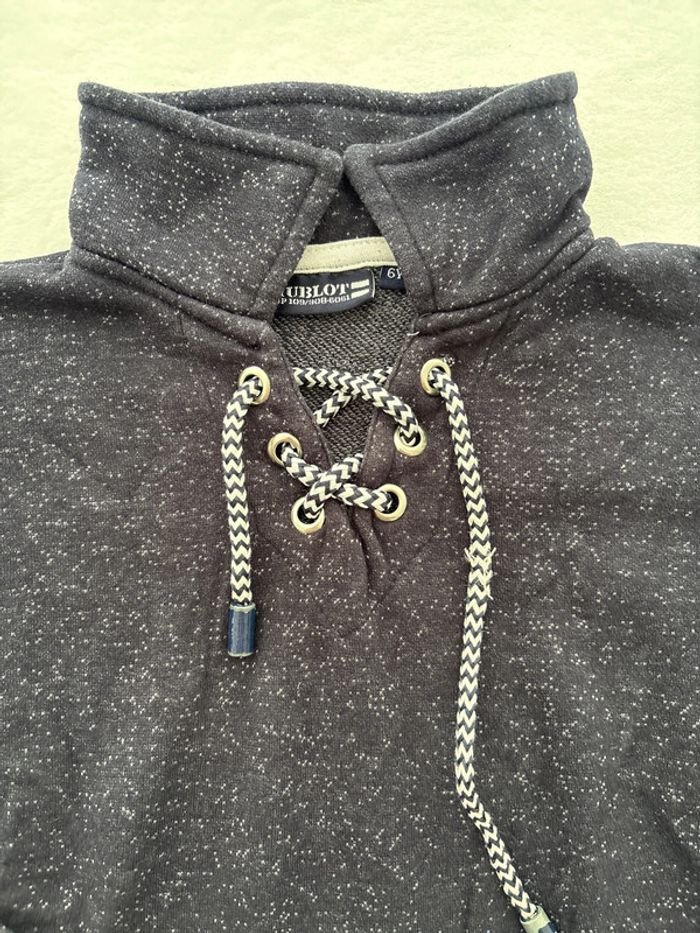 Pull bleu marine ancre Hublot 6 ans - photo numéro 4