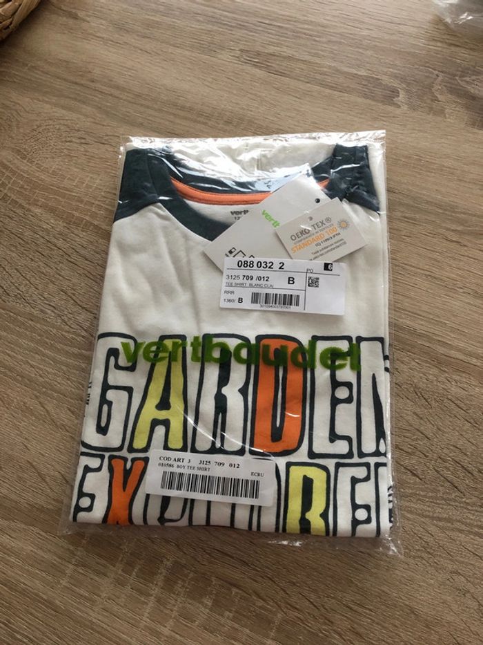 Vertbaudet - t shirt ML garçon 12ans