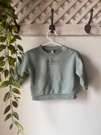 Sweat-shirt à manche longue en 9 mois