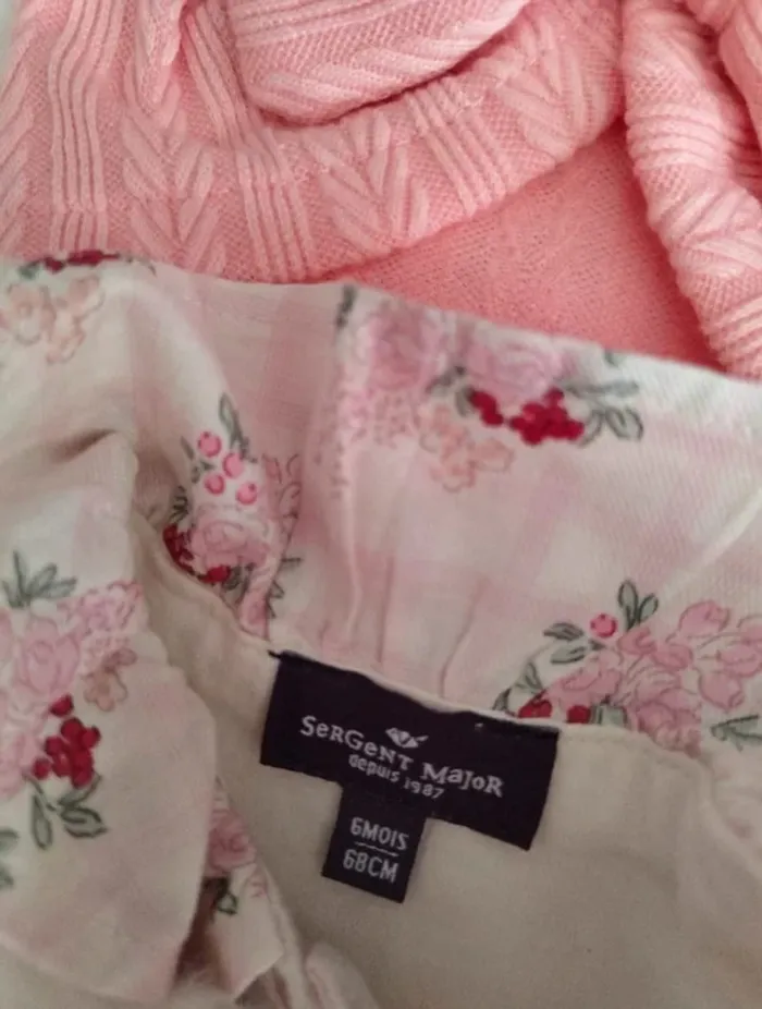 Ensemble complet 4 pièces sergent major/kiabi fille 6 mois 🎀 - photo numéro 6