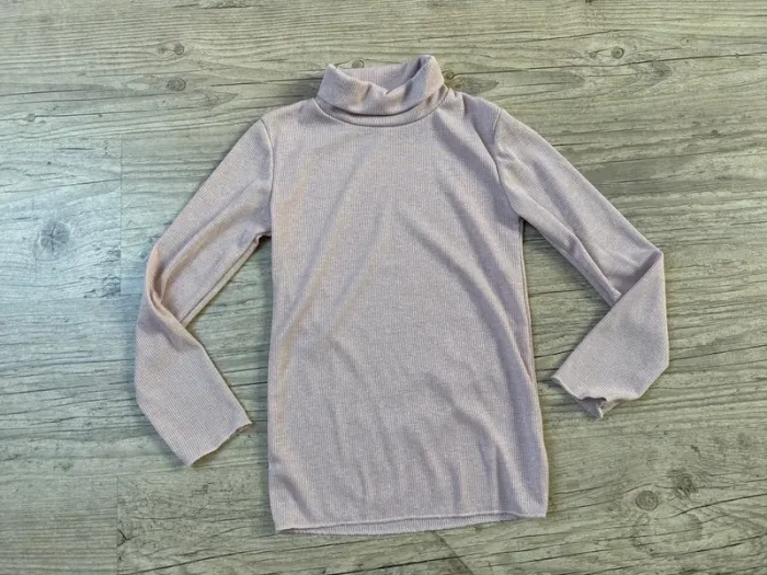Pull fin col roulé Zeeman 122-128cm 7-8ans TBE neuf