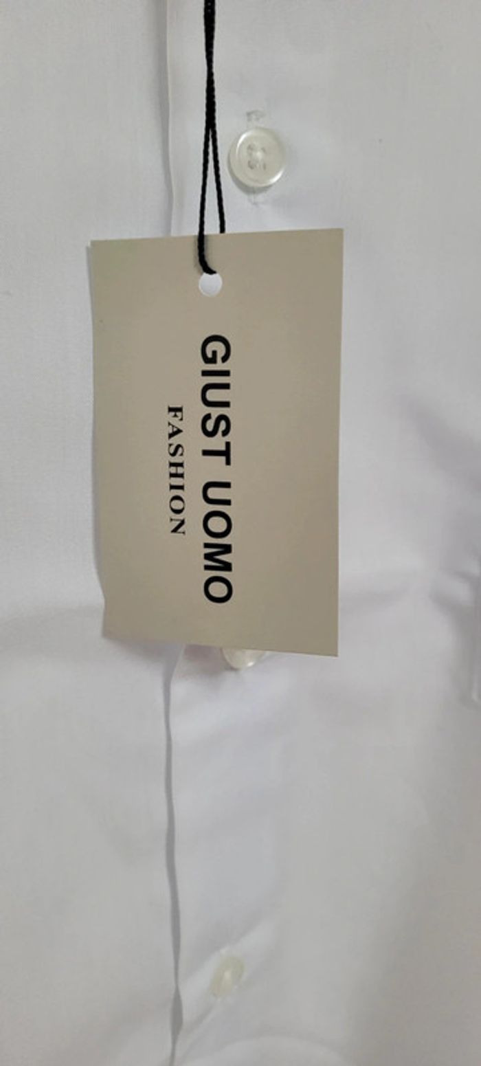 Chemise blanche MC taille 40 neuve - photo numéro 3