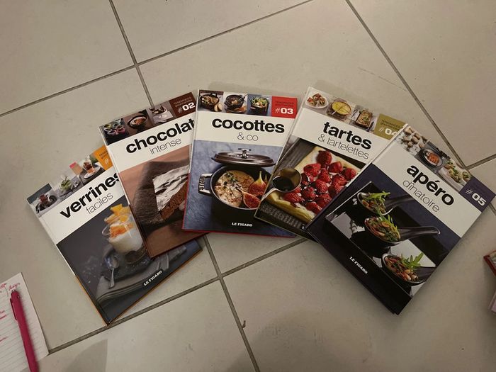 Lot de 5 livre recette
