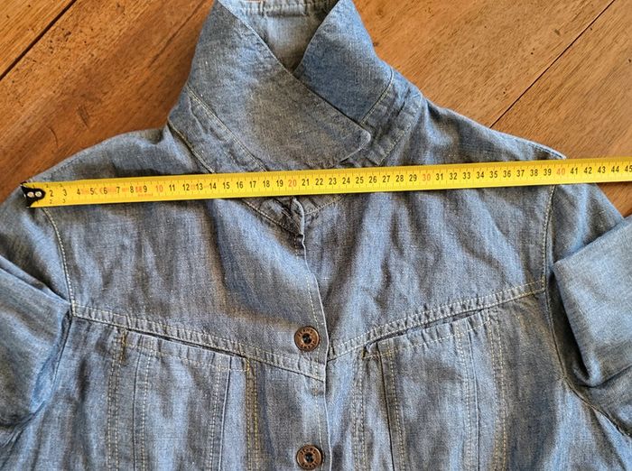 Veste en jean légère bleue Yugane Taille 40 42 - photo numéro 13