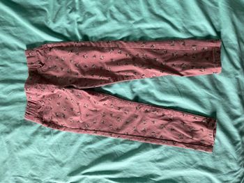 Pantalon Rose avec motifs fleurs 6 ans Verbaudet