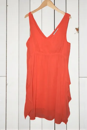 🌸 Robe corail Naf Naf – Taille 40 🌸