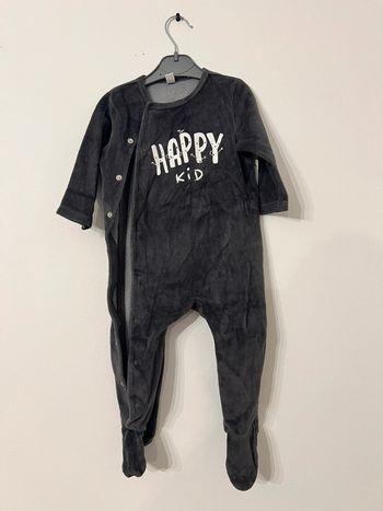 Pyjama gris une pièce