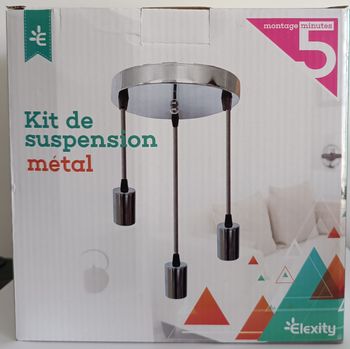 Suspension en métal - Luminaire moderne