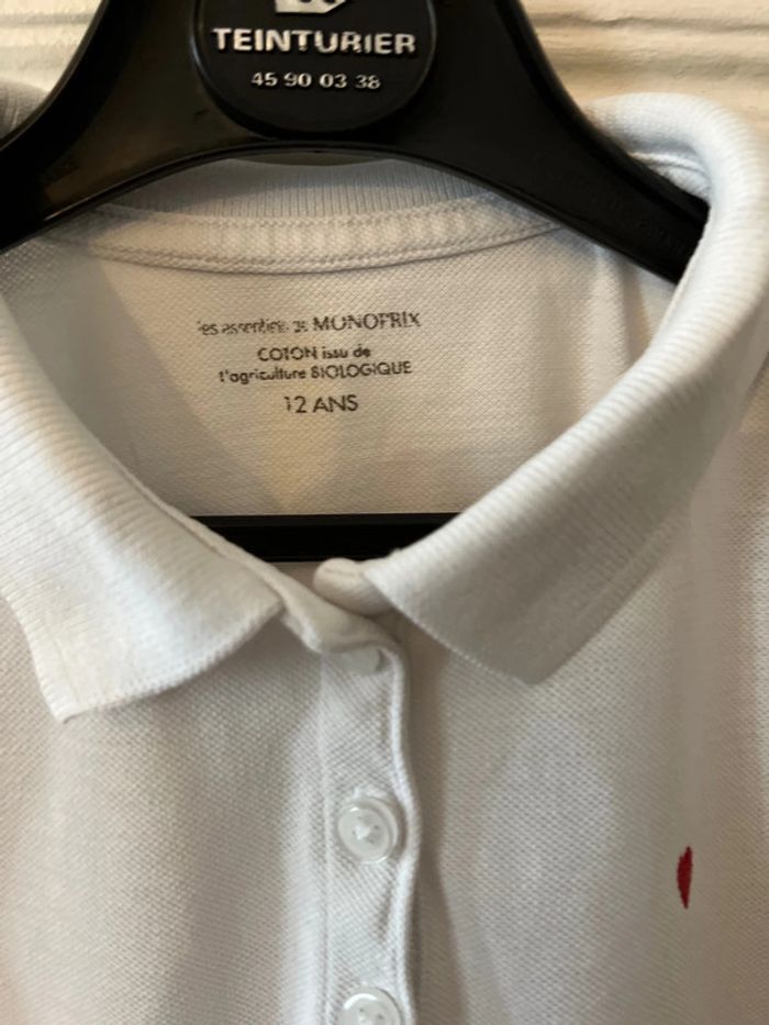Polo manches courtes cœur brodé 12 ans - Monoprix Teens - photo numéro 3