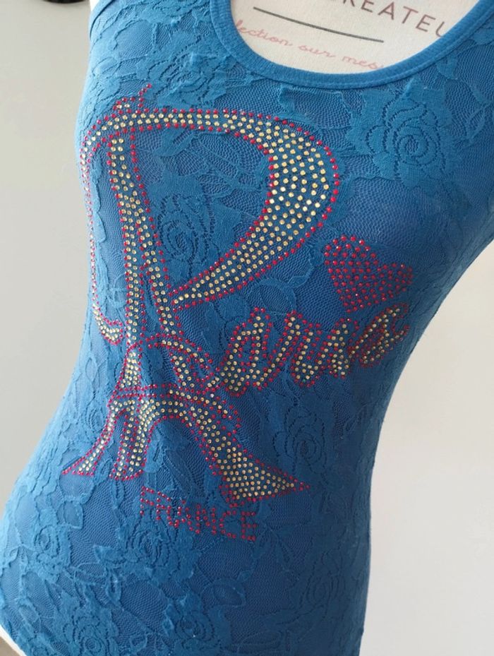 Débardeur bleu - photo numéro 2