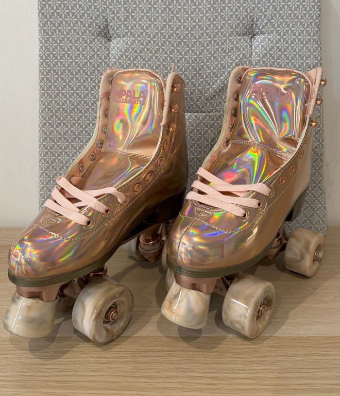 Paire de Rollerskates "Marawa Rose Gold" Taille 36 - photo numéro 5