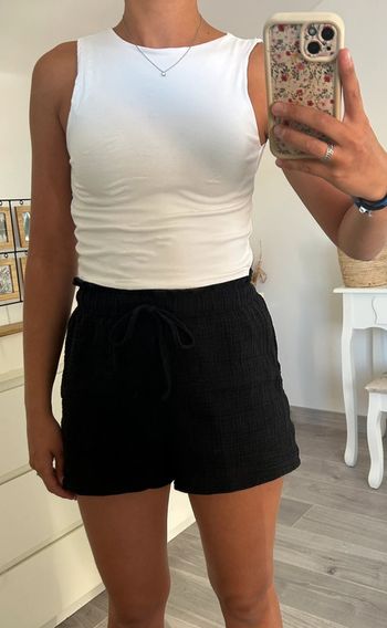 Crop top blanc Stradivarius taille S