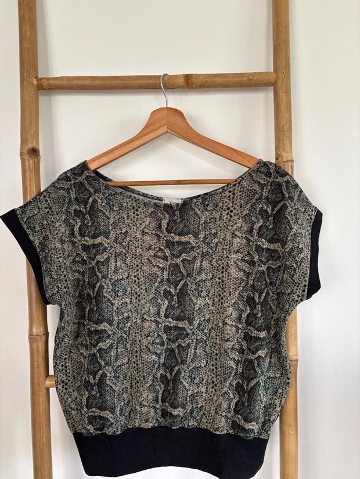 t-shirt épais motif tortoise taille S / M