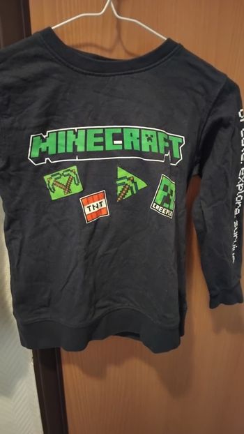Pull minecraft taille 134/140 cm