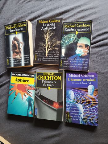 Livres de poche Michael Crichton