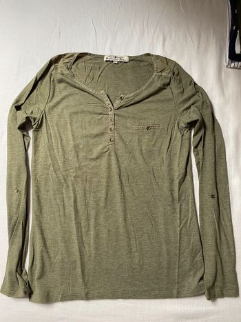 T-shirt manche longue kaki