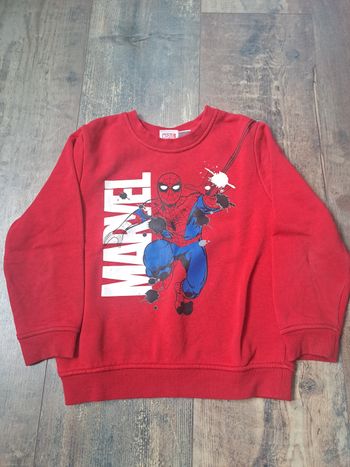 Pull spiderman 4-5 ans