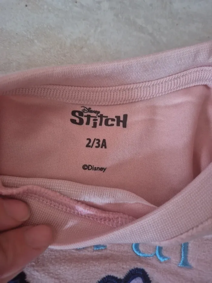Pyjamas deux pièces stitch et angel - photo numéro 5