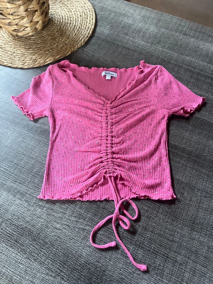 CROP top, rose, taille XS