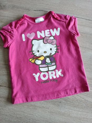 59. T-shirt C&A Hello Kitty 6m