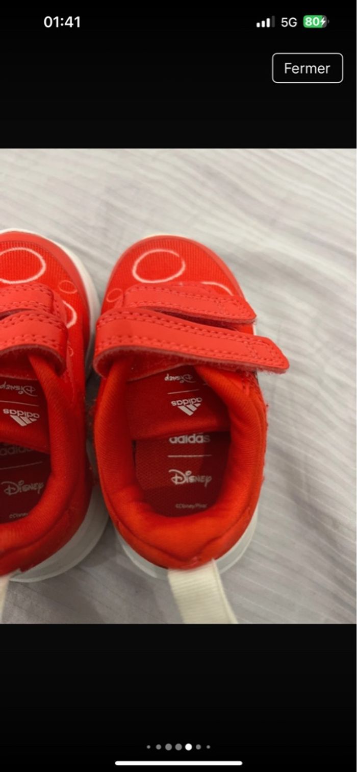Basket bébé adidas fille taille 19 Disney - photo numéro 8