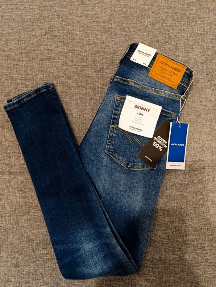 Jeans skinny Jack&Jones W27L30 NEUF - photo numéro 2