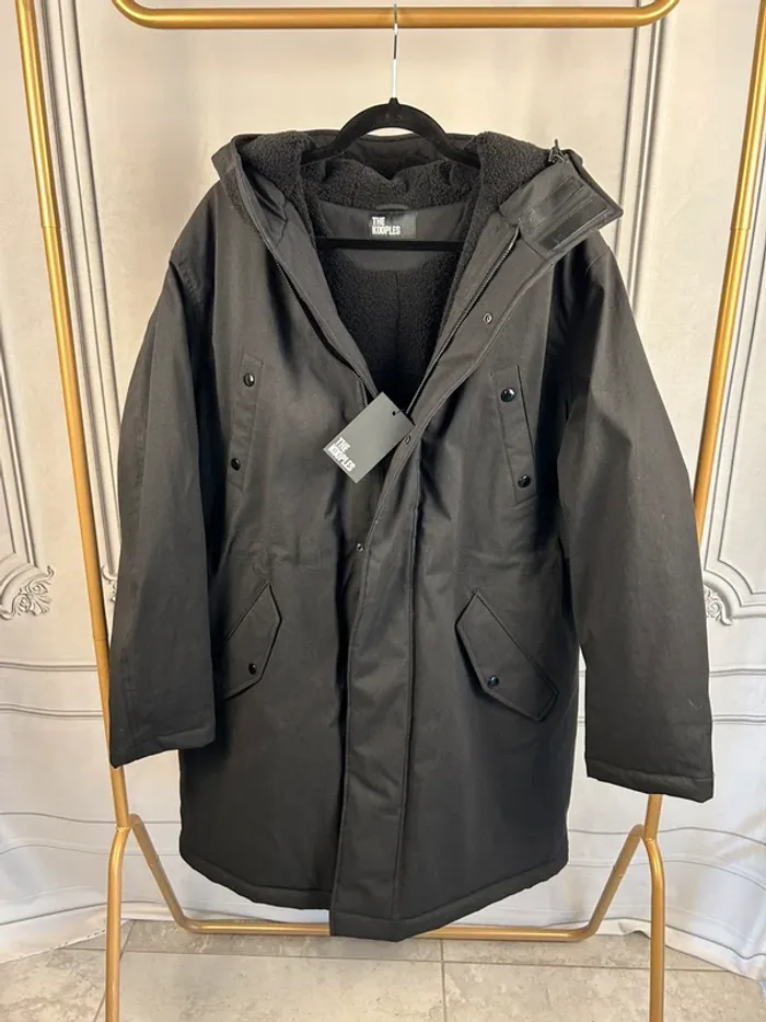 Parka Longue Noir The Kooples S 2025 Neuve