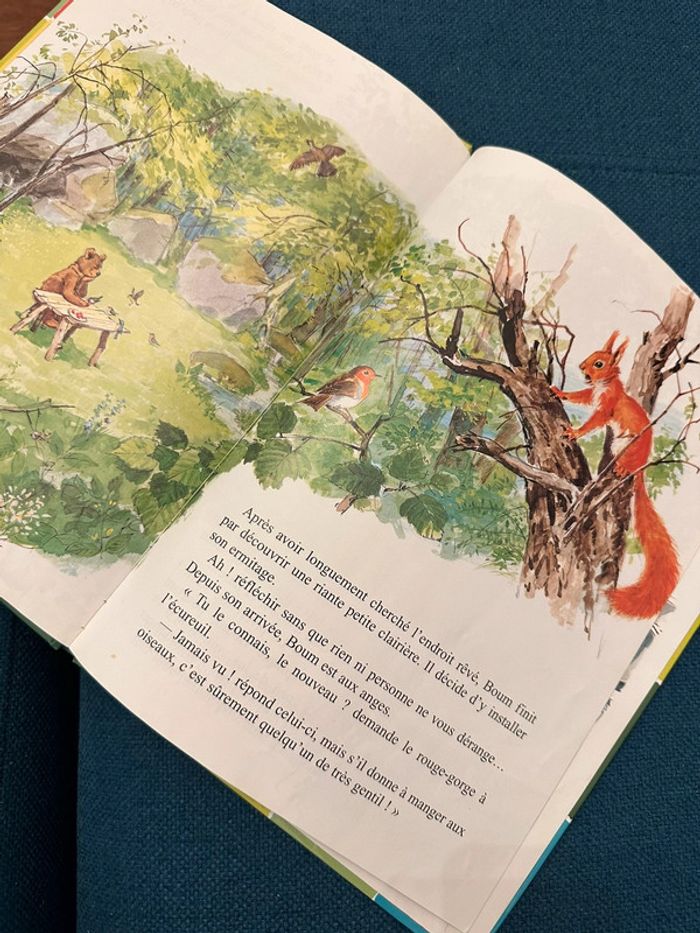 Caroline et ours Boum ermite forêt livre bd album bords couleurs Pierre Probst - photo numéro 3