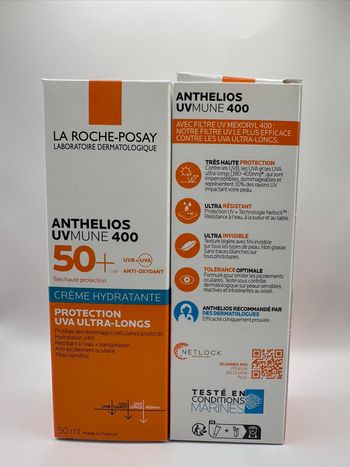 lot de 2 crèmes solaires La Roche- Posay Anthelios