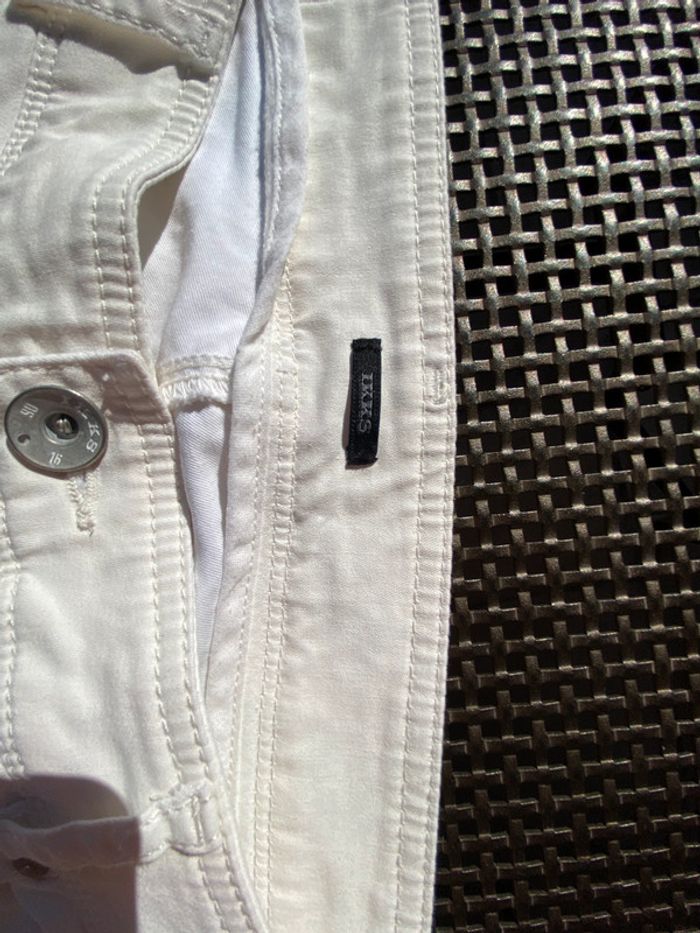 Pantalon Ikks blanc w32 idéal 42 stretch - photo numéro 2