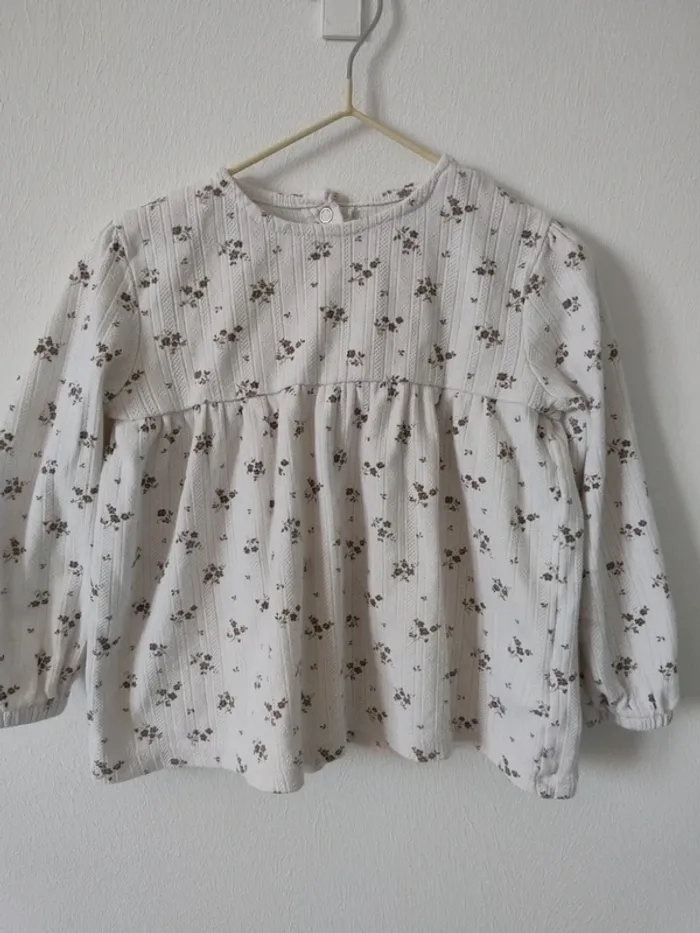 Tunique fille en 100% coton