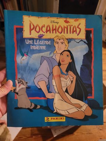 RARE Album Panini Complet Pocahontas Disney Une légende indienne autocollants collection