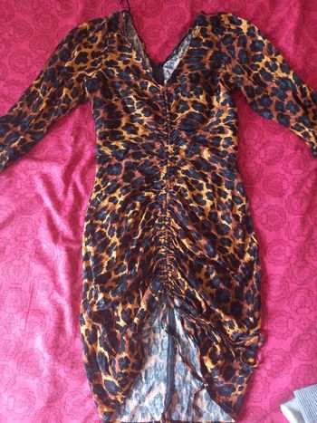 Robe soiree leopard