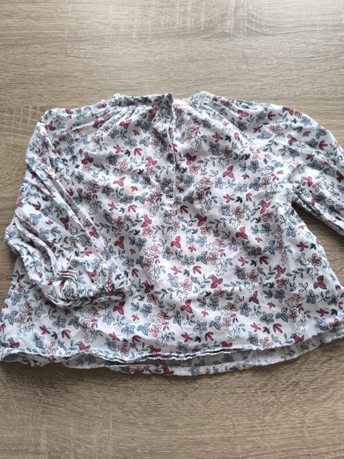 Blouse haut fleuri 6 mois tape à l'oeil - photo numéro 3