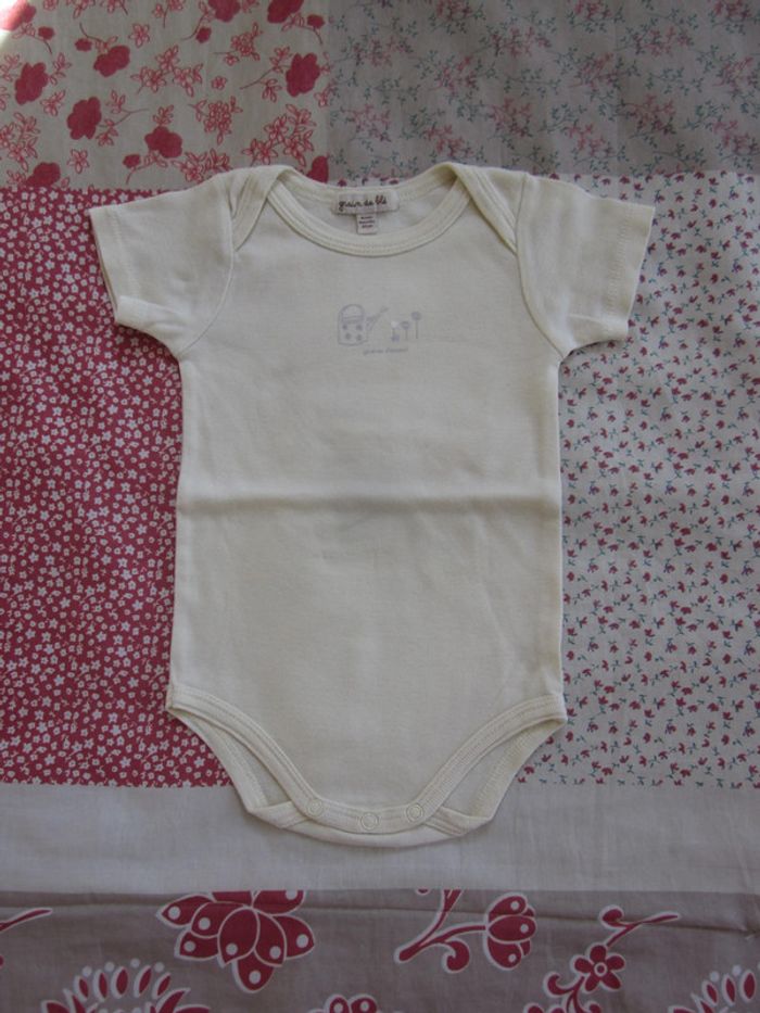 Lot de 3 Body manches courtes 6 mois - photo numéro 6