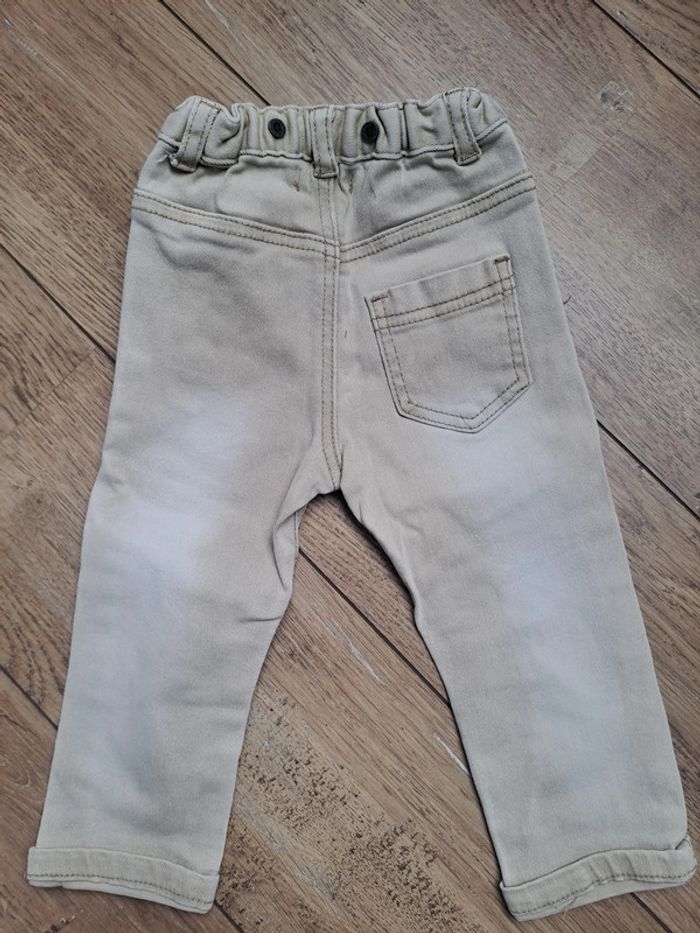 pantalon effet délavé 18 mois - photo numéro 2