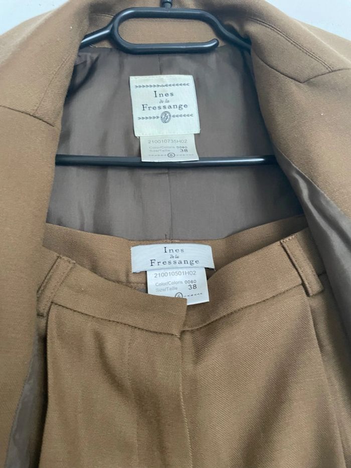 Ensemble costume marron Inès de la Fressange 38 - photo numéro 5