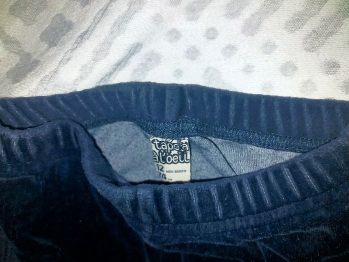 Pyjama 2 pièces bleu marine, rose gris blanc Tape a l'oeil 12 mois - photo numéro 3