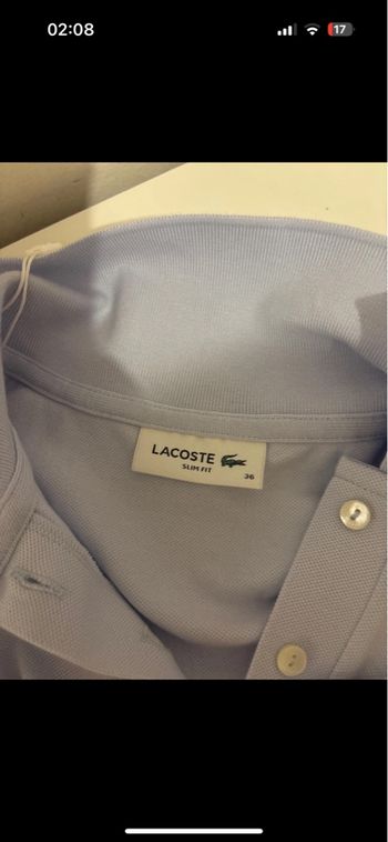 Robe Lacoste neuf