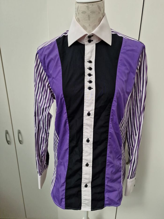 Chemise Tricolores  A Rayures - photo numéro 7