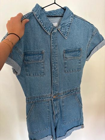 Combi short en jean